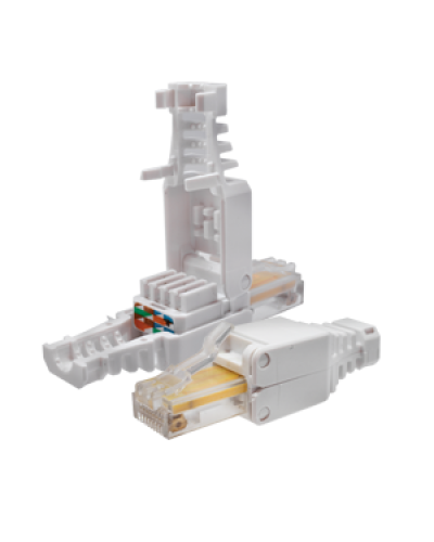 Коннектор 8P8C U/UTP Cat.5e (RJ-45) безинструментальный (10-0218). Разъем RJ-45. SUPRLAN в Хабаровске