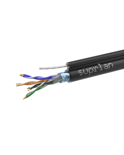 FTP Cat.5e 4x2xAWG24 Cu PE Outdoor T-FG8 (трос) Median (01-1035-1). Кабель «витая пара» (LAN) для структурированных систем связи. SUPRLAN в Хабаровске