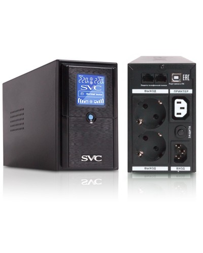 SVC V-600-L-LCD. Источник бесперебойного питания. SVC в Хабаровске