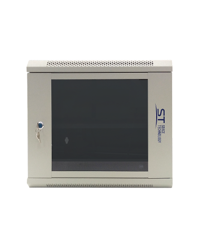ST-NC9U600 (серый) С ПОЛКОЙ. Шкаф телекоммуникационный 19 настенный 9U. Space Technology в Хабаровске