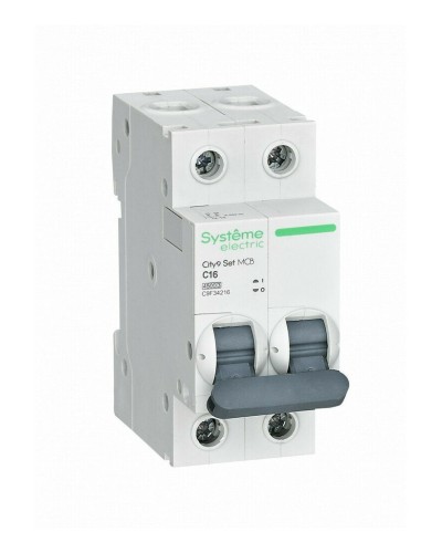 City9 Set 2P 16А 4.5kA С (C9F34216). Автоматический выключатель. Systeme Electric в Хабаровске