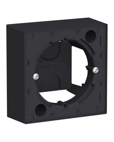 AtlasDesign коробка для наружного монтажа, карбон (ATN001000). Коробка монтажная. Systeme Electric в Хабаровске