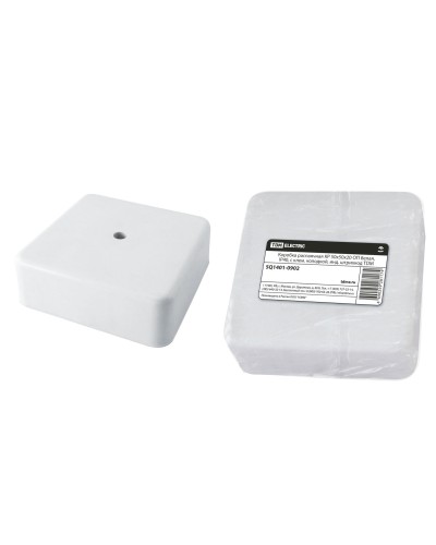 Коробка КР 50х50х20 ОП белая, IP40, с клеммной колодкой (SQ1401-0902). Распаячная коробка. TDM ЕLECTRIC в Хабаровске