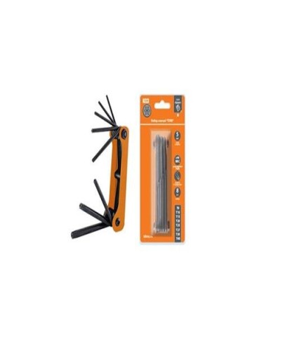 Набор ключей TORX раскладной 8шт.: T9-T40, углеродистая сталь Гранит TDM (SQ1020-0211). Набор ключей. TDM ЕLECTRIC в Хабаровске