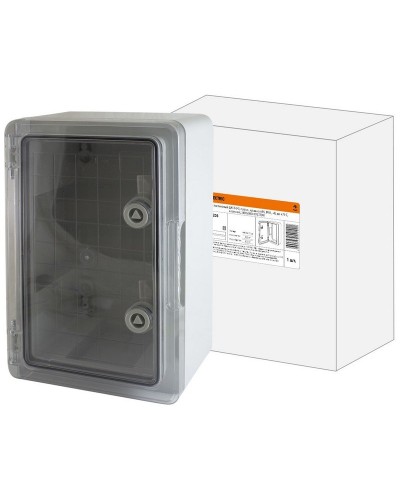 ЩМП-0-8, прозрачная крышка ABS, IP65, 700x500x250. Бокс пластиковый антивандальный. TDM ЕLECTRIC в Хабаровске