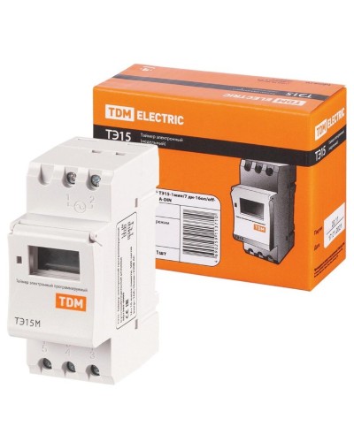 ТЭ15М-1мин/7дн-32on/off-30А-DIN TDM (SQ1503-0037). Таймер электронный. TDM ЕLECTRIC в Хабаровске