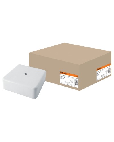 Коробка КР 100х100х44 ОП белая, IP40 (SQ1401-0209). Распаячная коробка. TDM ЕLECTRIC в Хабаровске