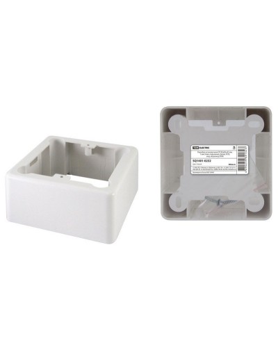 Коробка установочная ОП 85х85х42мм, 1-местная, подъемная, белая, IP20 TDM (SQ1401-0232). Коробка установочная ОП. TDM ЕLECTRIC в Хабаровске
