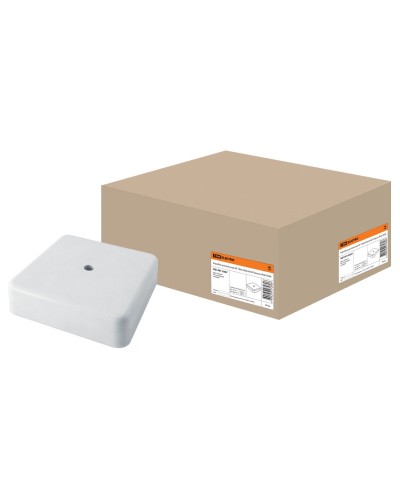 Коробка КР 100х100х29 ОП белая, IP40 (SQ1401-0207). Распаячная коробка. TDM ЕLECTRIC в Хабаровске