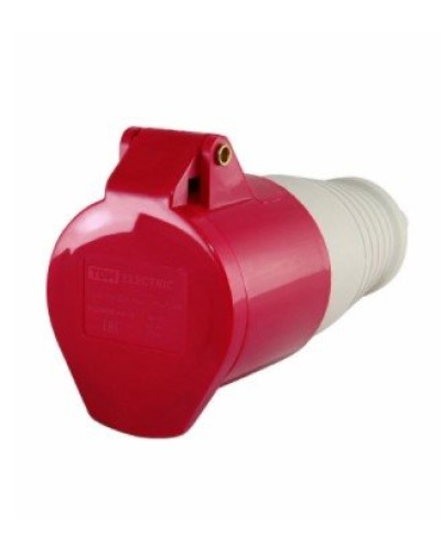 Розетка 224 переносная 3Р+РЕ 32А 380В IP44 (SQ0603-0013). Розетка. TDM ЕLECTRIC в Хабаровске
