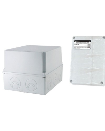 Коробка ОП 240х195х165мм, крышка, IP44, кабельные вводы d28-3шт, d37-2шт (SQ1401-1273). Распаячная коробка. TDM ЕLECTRIC в Хабаровске