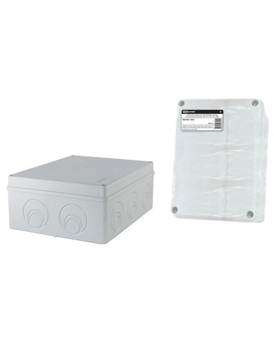 Коробка ОП 240х195х90мм, крышка, IP55, кабельные вводы d28-3шт, d37-2шт (SQ1401-1272). Распаячная коробка. TDM ЕLECTRIC в Хабаровске