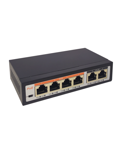TI-204P, SIP коммутатор. Коммутатор с питанием по PoE. True-IP в Хабаровске