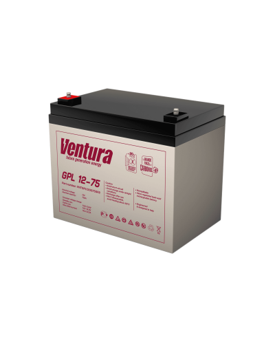 Ventura GPL 12-75. Аккумулятор герметичный свинцово-кислотный. Ventura в Хабаровске