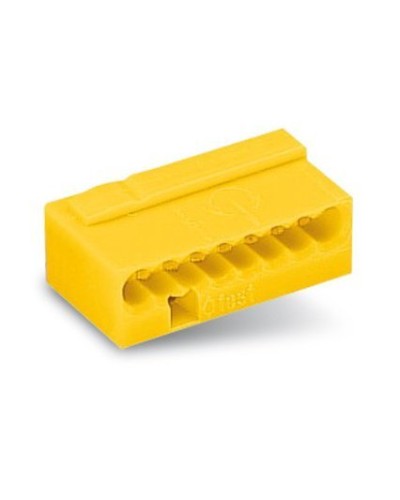 WAGO 243-508 Клемма MICRO 8-проводная желтая. Клемма для распределительных коробок. WAGO в Хабаровске