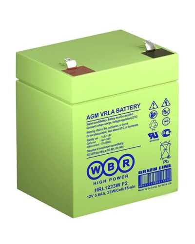 WBR HRL1223W F2. Аккумулятор герметичный свинцово-кислотный. WBR в Хабаровске
