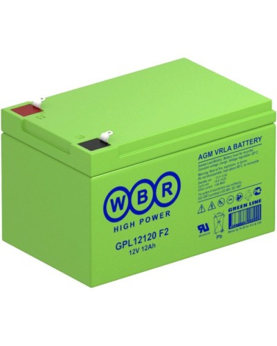 WBR GPL12120 F2. Аккумулятор герметичный свинцово-кислотный. WBR в Хабаровске