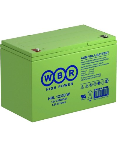 WBR HRL12330W. Аккумулятор герметичный свинцово-кислотный. WBR в Хабаровске