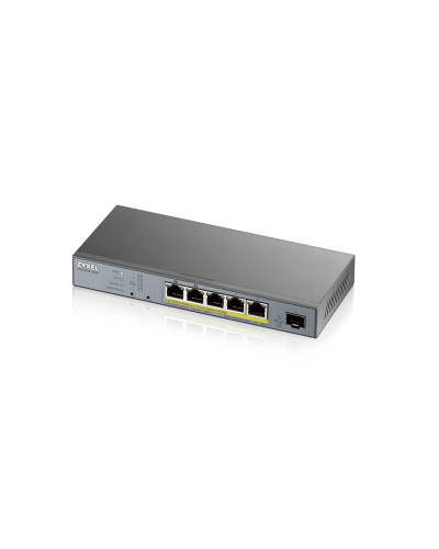 GS1350-6HP-EU0101F. L2 коммутатор PoE+ для IP-видеокамер. ZYXEL в Хабаровске