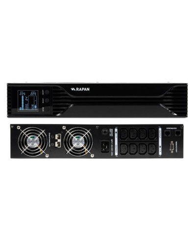RAPAN-UPS 3000 RACK+4х9Ah (RAPAN-UPS 3000-RACK-IN-4х9-E) (8960). Бесперебойный источник питания. Бастион в Хабаровске