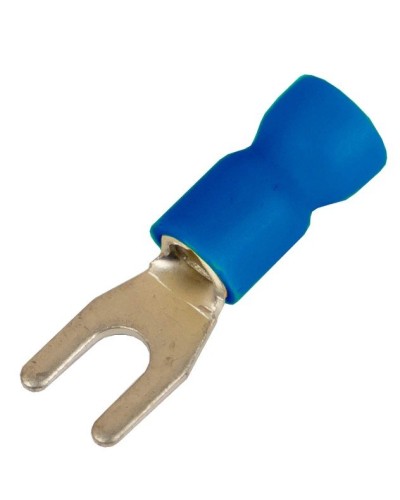 Наконечник вилочный НВИ 1,5-2,5 М3 (D3,2мм) (100 шт) (2B13P-EE-PVC). Наконечник вилочный с изолированным фланцем ПВХ. ДКС в Хабаровске