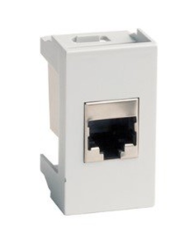 Розетка RJ-45 Viva 1 модуль серая (45138): Розетка компьютерная с одним разъёмом в Хабаровске