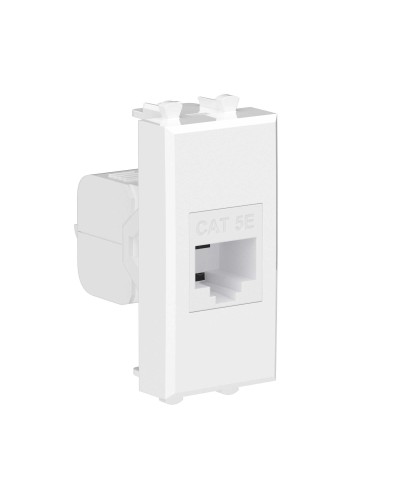 Розетка RJ-45 Avanti 1 модуль белое облако (4400661): Розетка компьютерная, без шторки модульная, кат.5е в Хабаровске