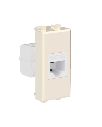 Розетка RJ-45, кат.5E, Avanti, 1 модуль, ванильная дымка (4405661): Розетка компьютерная модульная в Хабаровске
