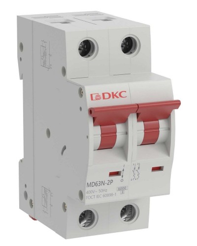 YON max MD63N 2P 40А 6кА C (MD63N-2PC40). Автоматический выключатель. ДКС в Хабаровске