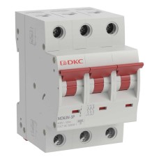 YON max MD63N 3P 25А 6кА C (MD63N-3PC25). Автоматический выключатель. ДКС