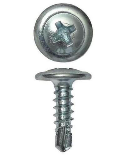 Саморез с пресс-шайбой 4.2х41 со сверлом (200 шт) (CM274041). Саморез с пресс-шайбой. ДКС в Хабаровске