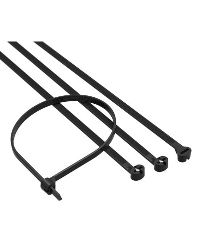 Хомут 3,6x200 P6.6, черный (100шт) (21314SR): Хомут с двойным замком в Хабаровске