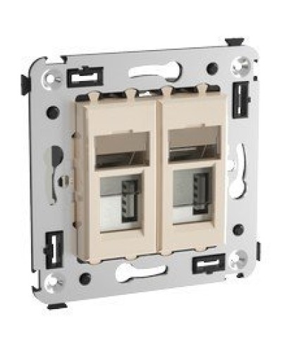 Розетка USB в стену Avanti ванильная дымка (4405543). Розетка USB. ДКС в Хабаровске