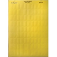 Табличка самоламинирующаяся 44х20мм. желтая (480шт) (SITFL04420Y): Табличка самоламинирующаяся, полиэстер