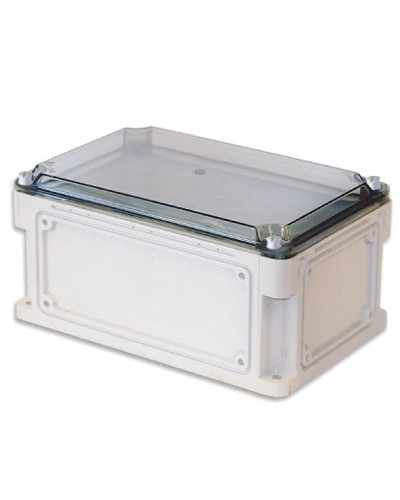 Корпус RAM box 600х300х160, высота крышки 35 мм, IP67 (563311). Корпус с фланцами и прозрачной крышкой, без монтажной платы. ДКС в Хабаровске