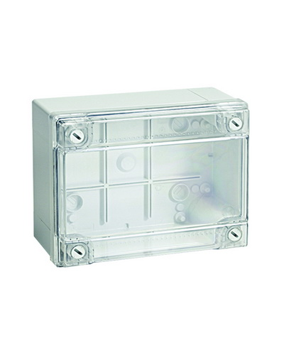 Коробка ответвительная с гладкими стенками IP56, 300х220х120 (54320). Коробка ответвительная с гладкими стенками и прозрачной крышкой. ДКС в Хабаровске