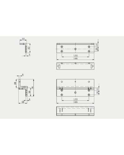 L+Z кронштейн для EMC 1200 ALH. L+Z кронштейн для EMC 1200 ALH. dormakaba в Хабаровске