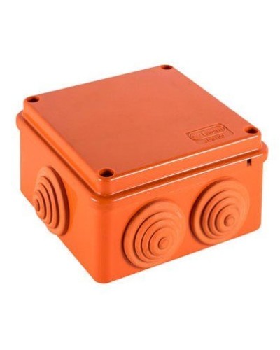 Коробка JBS100 100х100х55, 6 вых., 12P (1,5…4мм²) (43477HF): Коробка монтажная, огнестойкая, без галогена в Хабаровске
