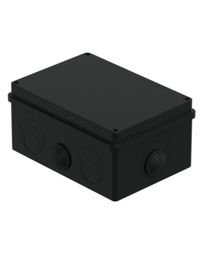 Коробка JBS210 210х150х100, 8 вых., IP55, черная (44016BL-1). Коробка монтажная. Экопласт в Хабаровске