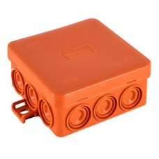 Коробка JBL085 85х85х38, 12 вых., 6P (0,15...2,5мм²) (43255HF): Коробка монтажная, огнестойкая, без галогена