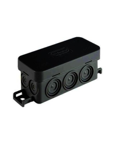 Коробка JBL090 90х42х40, 10 вых., IP55, черная (44055BL-1). Коробка монтажная. Экопласт в Хабаровске