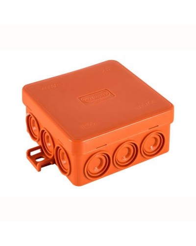 Коробка JBL085 85х85х38, 12 вых., 3P (0,15...2,5мм²) (43065HF). Коробка монтажная, огнестойкая, без галогена. Экопласт в Хабаровске