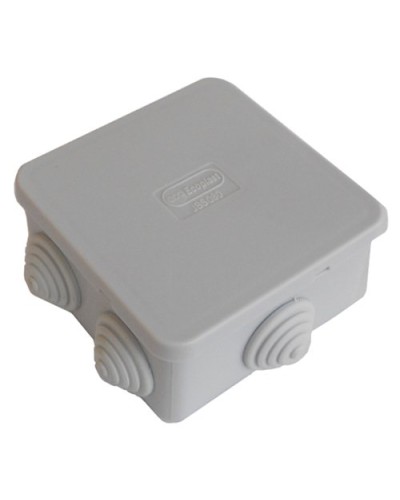 Коробка JBS080 85х85х40, 6 вых, IP44, серая (44006). Коробка монтажная. Экопласт в Хабаровске