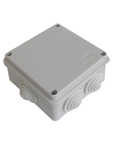 Коробка JBS100 100х100х55, 6 вых., 5P (0,15...2,5мм²) серая (43057HF-GR). Коробка монтажная, огнестойкая, без галогена. Экопласт в Хабаровске