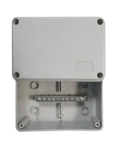 Коробка (КУП) JBS080 85х85х40, 6 вых, IP44 (44046KP): Коробка уравнивания потенциалов (КУП), 6х9мм, 8 зажимов в Хабаровске