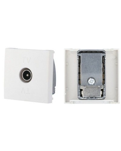 Розетка TV оконечная, белый LK45 (852104). Розетка TV. Экопласт в Хабаровске