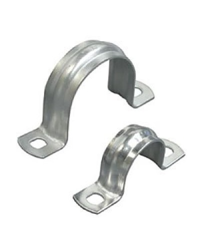 Скоба двухлапковая D50 с двумя отверстиями (50шт) (43650-50): Скоба оцинкованная в Хабаровске