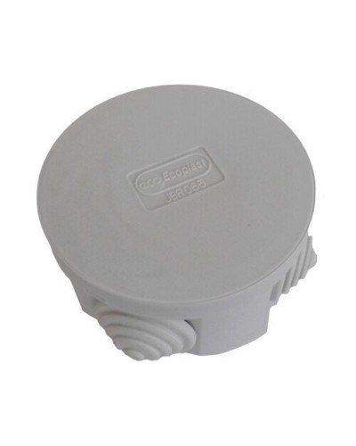Коробка 3001 D70x36, 4 вых, IP55, серая (44001). Коробка монтажная. Экопласт в Хабаровске