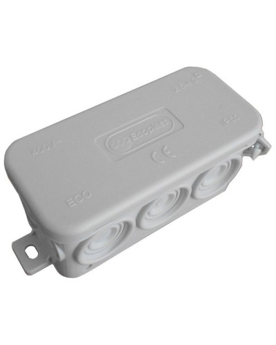 Коробка JBL090 90х42х40, 10 вых., IP55, белая (44055W-1). Коробка монтажная. Экопласт в Хабаровске