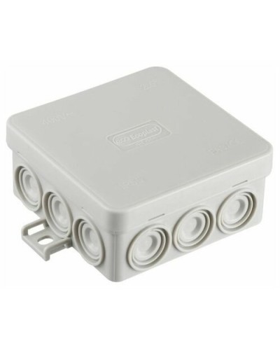 Коробка JBL085 85х85х38, 12 вых., 4P (1,5…10мм²) серая (43765HF-GR). Коробка монтажная, огнестойкая, без галогена. Экопласт в Хабаровске